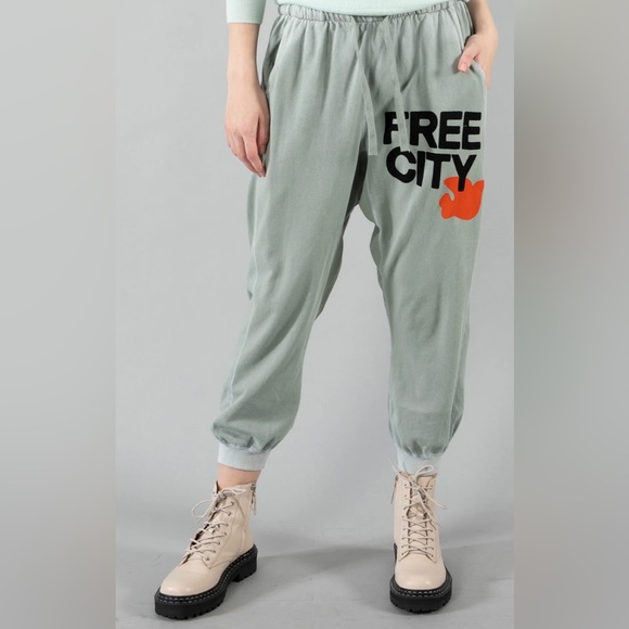 Excellent condition FREE CITY SUNFADE SWEATPANTS - Picture 3 of 5